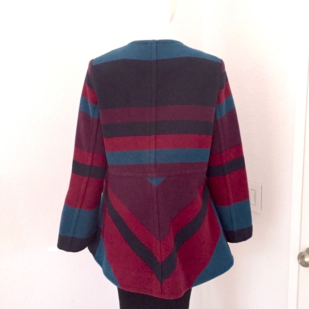Marc by Marc Jocob multi color wool coat - Picture 3 of 9